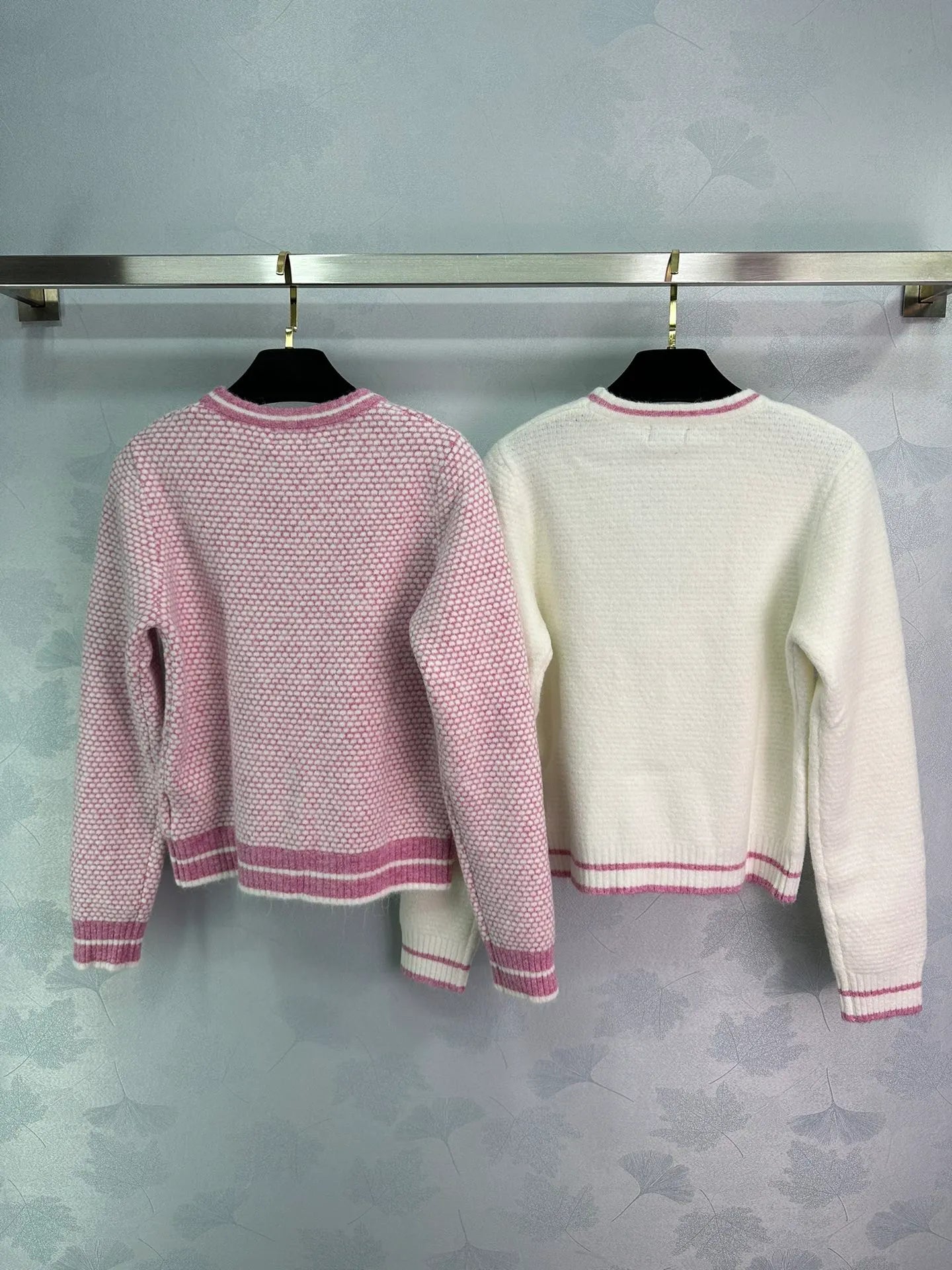 106 2024 Spring Autumn Brand Same Style Sweater Long Sleeve Crew Neck Womens Clothes High Quality Womens Q649