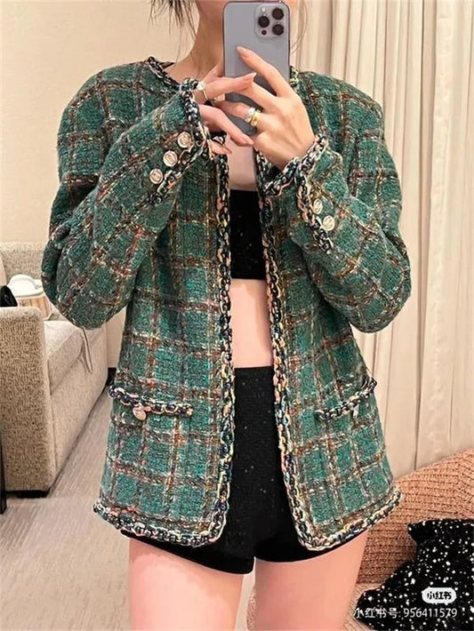  Tweed Coat Leisure Coats Spring Cardigan