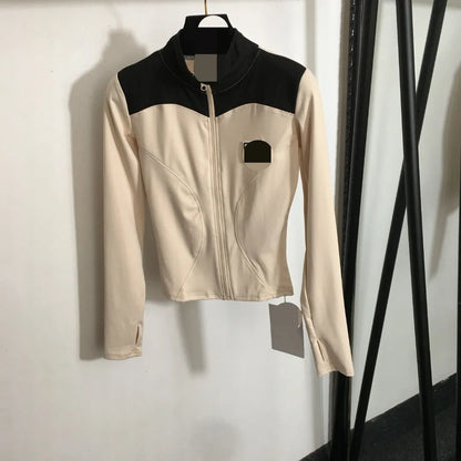 912 2024 Runway Autumn Brand Same Style Sweater Long Sleeve White Black Clothes High Quality Womens 20246183