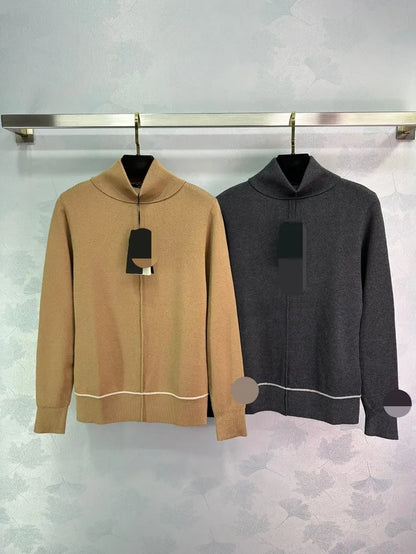 106 2024 Spring Autumn Brand Same Style Sweater Long Sleeve Crew Neck Womens Clothes High Quality Womens Q656