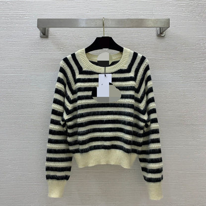 1016 2024 Spring Autumn Brand Same Style Sweater Long Sleeve Crew Neck Womens Clothes High Quality Womens G24071958